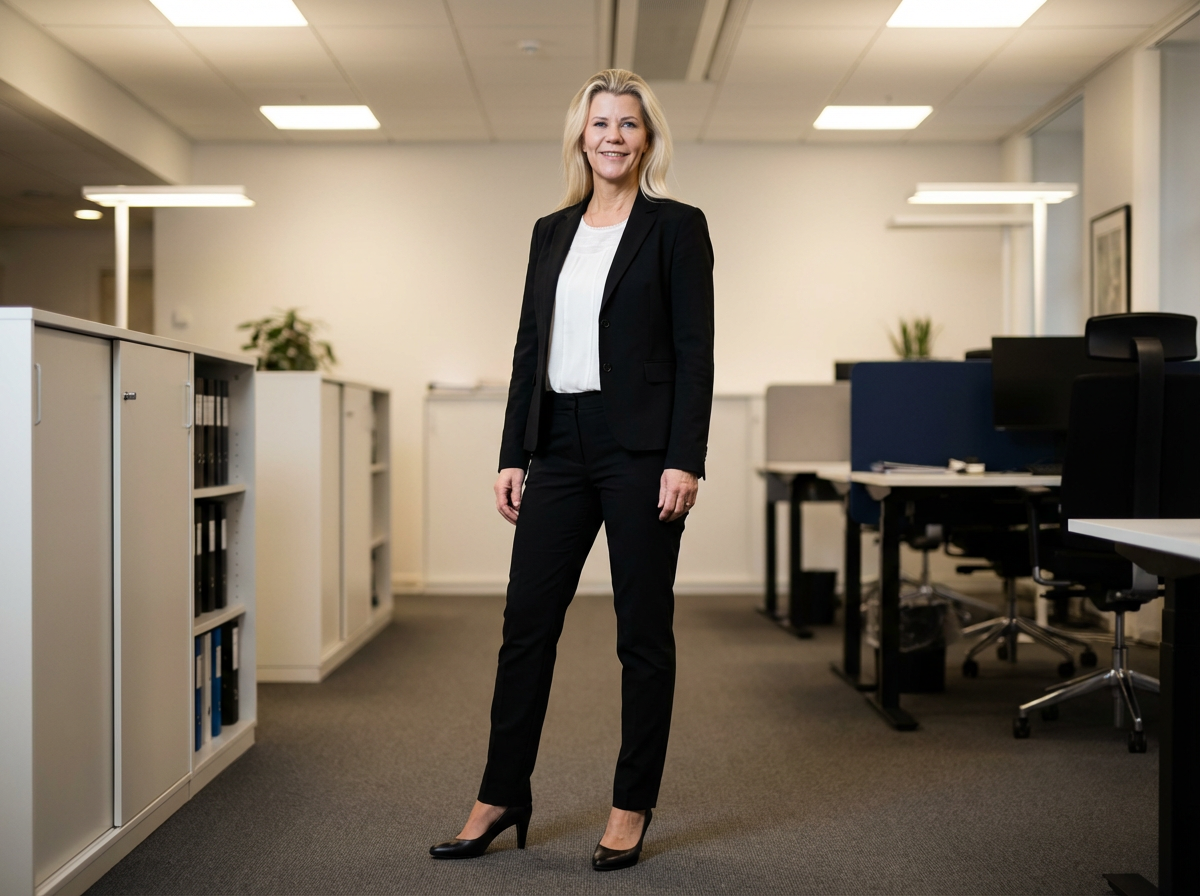 Klassisk Sort Jakkesæt